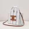 Borsa da spiaggia Summer Jacquard Stripe Borsa Bag semplice Celline Celline Celline Secket Single Spalla Diagonale a cavallo da donna portatile