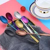 Coffee Scoops 1PC Stainless Steel Spoon Creative Badminton Racket Ice Cream Dessert Stirring Spoons Teaspoon Kitchen Gadget