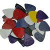 Cables 100pcs Medium 0.71mm Glossy AntiSkid Nylon Guitar Picks Plectrums