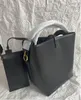 新しいデザイナーバッグ光沢のあるレザーバケットバッグショルダーバッグ女性バッグクロスボディトート2インチミニ財布高品質のluxurysハンドバッグ