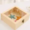 Gift Wrap Preserved Flower Box Wooden Desktop Storage Solid Wood Eternal For Birthday Collectibles Anniversary Jewelry