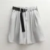 Shorts maschile Eleganti in stile giapponese coreano 2024 pantaloni casual estivi sciolti versatili sezione sottile alla moda estetica