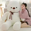 Animaux en peluche en peluche Grande taille humaine non étouffée en peluche en peluche en peluche en peluche douce couvercle de jouet en peluche avec remplissage mignon Géant de poupée moelleuse géante cadeaux pour childen l47