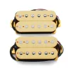 Cabos guitarra elétrica bobina dupla humbucker guitarra elétrica picape quatro conduta com shield ponte15k ou pescoço 7.5k coleta