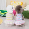 Vêtements pour animaux de compagnie pour chiens pour chiens et minou robe chiot d'été princesse chat printemps jupe courte petite moyenne 2024