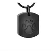 Paw Dog Attando in acciaio inossidabile Memoriale Urna Gioielli perdita di PET MEEPAKE CREMATION CACCLAZIONE PENDANTE281Y