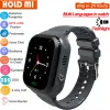 Uhren Kids 4G Smart Watch SOS GPS Standort SIM KARTE VIDEO TELANZEITEN ZEITER Camera Standort Tracker wasserdichte Smartwatch -Mädchen anwesend