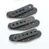 Cables Donlis 48/50/52 mm 3sets/Pack Single Coil ST Pickup Plates Fiber Flatwork en color negro para piezas de recogida de bricolaje