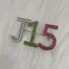 BROOCHES 2024 NIEUWE MODE METALEN LETTRES J15 Broche en strass avec perle luxe voor vouwen Accessoires Sieraden