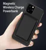 Cep telefonu manyetik indüksiyon şarj güç bankası 5000mah iPhone 12 Magsafe Qi Kablosuz Şarj Cihazı Powerbank Typec RechargeAbl3775