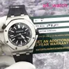 AP Machinery Pols Watch Royal Oak Offshore 15710st Mens Watch Black Face Date Deep Dive 300m 42mm automatisch mechanisch horloge garantie