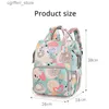 Diaper Bags Mommy Bag Wholesale Outdoor Multifunctional Mother and Child Bag USB Charging Port Nylon Printing Fashion Portable Mom Bag L410