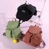 Backpack Women's Simple Drawstring Fashion Oxford Cloth Large Capacity Nylon Student Schoolbags Back Pack