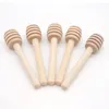 Cuillères 100/50 / 24pcs en nid d'abeilles en nid d'abeille en bois sticking stick portable miel tremblante boisson muddler pour les fêtes de mariage outils de cuisine à la maison