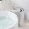 Robinets de lavabo de salle de bain Bascade Polied Basin Robinet mélangeur à levier simple Chrome Brass and Cold Washing Tap Torneira
