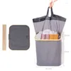 Tvättpåsar korg med lock 60L Compapible Hamper Washable Bag Waterproof Sorterare för sovrummet leksaksduk