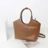 Casual 2024 Versatile Genuine Leather Luxury High Capacity Tote Bag Single Shoulder Crossbody Handbag