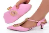 Scarpe da vestito Doershow Shot Shoe and Borse Set 2021 Donne in Italia Colore rosa con HJB1207353038 abbinato