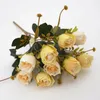 Dekoracyjne kwiaty symulacja wyposażenie róży do domu bukiet salon dekoracja stół
