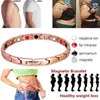 Link -Armbänder Trendy Magnetic Edelstahlarmband für Frauen verdrehte gesunde Therapie Magnete Magnetit Schlankung Schmuck verdreht