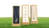 Bamboo bijoux d'affichage Collier en bois multiple de la vitrine de chevale en bois 2326049