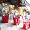 Candle Holders 2pcs Glass Cups DIY Wax Container Scented Holder Candlestick Table Centerpiece Decoracion