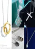 Avec boîte cadeau collier pendentif bijoux concepteur hommes mousser silver anneau diamant en rose rose platine pour cadeaux de mariage 45 cm 5 styles à choisir entre9798620