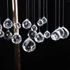 Décorations de jardin 15 mm-40 mm AB Clear Crystal Ball Prism Sunshine Catcher Rainbow Pendants Maker Hanging Crystal Prisms for Windows Gift