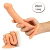 20 cm Riese riesiger Dildo Super Big Dick Anal Butt Großer Dong realistischer Penis Masturbator sexy Spielzeug für Frauen Saugbecher