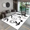 Alfombras modernas minimalistas y anti -slip home sofá alfombra insonorizada