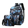 Школьные сумки 3pcs/set High для женщин 2024 мальчики с одной плечокой рюкзаки для мужчин Большой студент путешествий рюкзак мочила