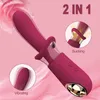 Vibratrice d'aspirateur femelle Masturbation deuxième vibrateur G-spot vibrateur Av Stick Produits sexuels adultes C9ZB