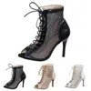 Scarpe eleganti Mesh Women High Heels Fashi