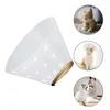 Abbigliamento per cani Elizabeth Circle Cat Cone Kitten Cuppy Toys Recupero Collar per ferita per animali