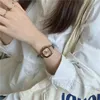 Montre-bracelets pourdies Match Retro Vintage Watches Fashion Square Diamond en cuir en cuir en cuir Renogio Feminino