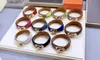 High quality Classic Bracelet designer Jewely Double layer leather plain pattern palm genuine round button bracelet womens