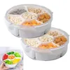 Platten geteilte Portionen Snack Box Container Party Vorspeisen Desserts Obst unzerbrechliche Dip -Speicherschale