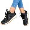 Scarpe casual donne sneaker causali sneakers estate da donna traspirante in maglia allacciata piattaforma sportiva designer