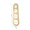 Easy Clearing Pasta Ruler Measuring Tool 4 Serving Portion Stainless Steel Spaghetti Measurer Household Kitchen Cooking Supplies 0415