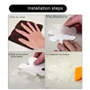 Bath Mats 6Pcs Bathroom Safety Stickers Waterproof Transparent Non Slip Tape Flower Shape Cute Pad Accessories