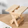 Decorative Plates Folding Camp Chair Wooden Step Stool Bench Patio Plant Side Table Small All-Purpose Use And Portability