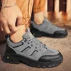 Chaussures décontractées 2024 Hiver pour hommes Mesh Mesh's Vulcanize Plateforme baskets masculines mâles Round Lace Up Outdoor Walking