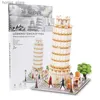 3D Buzzles World Architecture 3D Paper Jigsaw Cuzzle Небольшая модель знаменитая ландшафтная интеллектуальная развитие DIY Attractions Toys for Kids Y240415