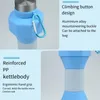 Butelki z wodą silikonową butelkę trening nawodnienie szczelne składanie hantl