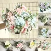 Decoratieve bloemen Multicolor Artificial Fake Plastic Plant Home Garden Bruiloft Decoraccessoires Party Fleur