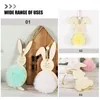 Decorative Figurines 4 Pcs Pendant Easter Ornament Pendants Tags Decorations Wooden Sign Ornaments During