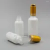 Storage Bottles Empty Essential Oil Bottle 30ml 1oz Container With Gold/Matte Gold Cap