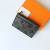 Porta di carta in pelle in rilievo Designer Designer MENS WALLET BASSE CASO CASSO DI CARTA PER CASO PER UOMINO DONNE FASHIE MINI CASSE CAMPO CAINA CONTENE CONTENE