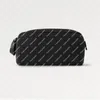 Explosion New Women's Dopp Kit M59478 Black Hardware Double Zipped Flap Magnetic Vap grande capacité OUVERTURE LAVE