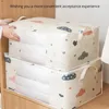 Aufbewahrungstaschen faltbare Tröstertasche große Kapazität Quilt Decke Sortieren von Feuchtigkeitsstaubsicherer Kleidung Pullover Closet Organizer